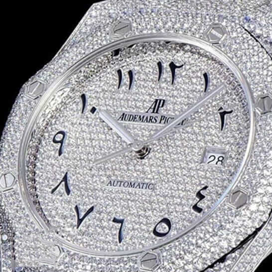 Royal Oak by Audemars Piguet – Iced Out 15400ST Authentic Replica