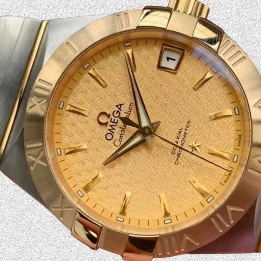 Omega Constellation Gold Dial Premium Edition